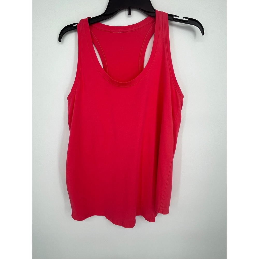 Lululemon Racerback Tank Top Women 6 Hot‎ Pink Raspberry Workout Yoga Barbiecore